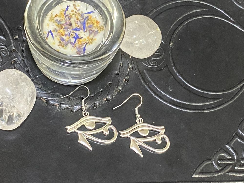 Eye of Horus Earrings – Hypoallergenic Stainless Steel Hooks
